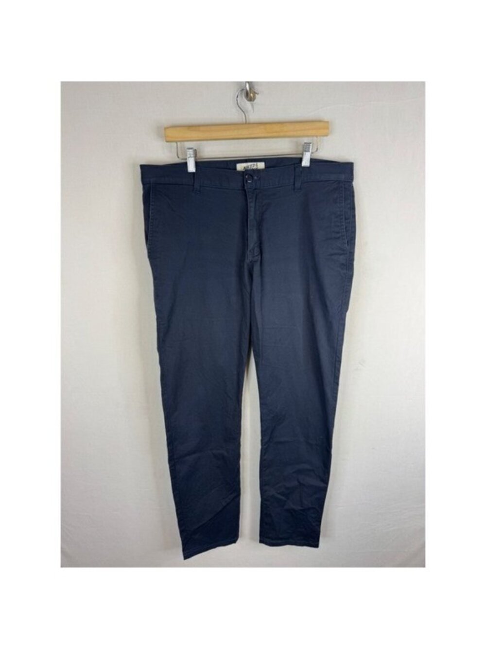 Naked & Famous Slim Chino Navy Stretch Twill Japanese Fabric Pants 36X30